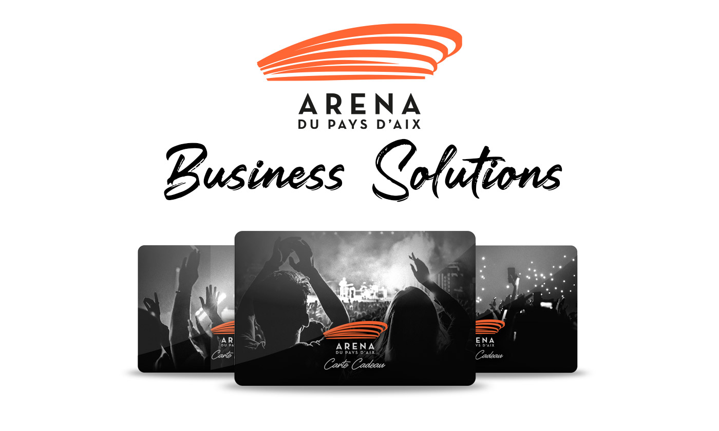 Carte Cadeaux Arena du Pays d'Aix - Business Solutions